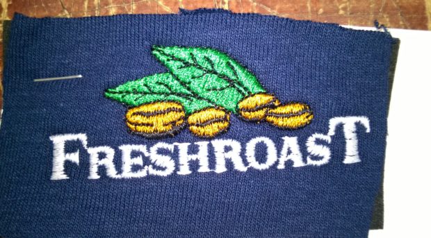 Fresh Roast Embroidery Logo